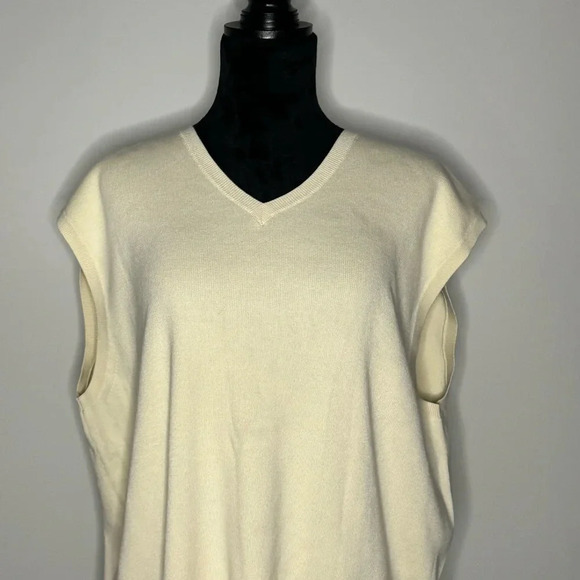 Vintage Sweater Vest 100% Pima Cotton - Picture 5 of 13